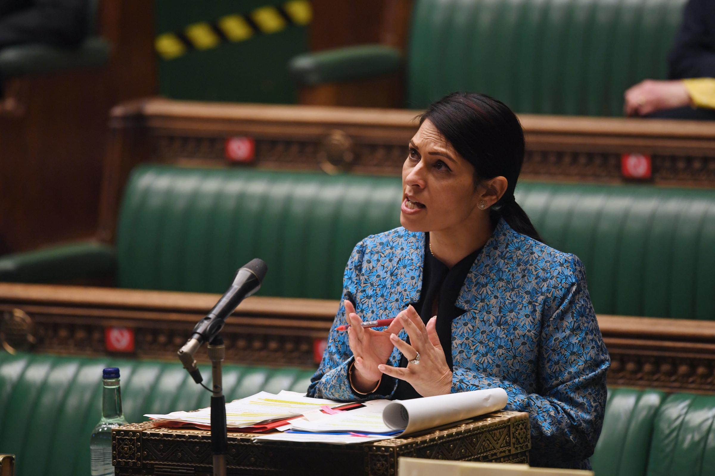 CRITICISM: Home Secretary Priti Patel. Photo: UK Parliament/Jessica Taylor/PA Wire 