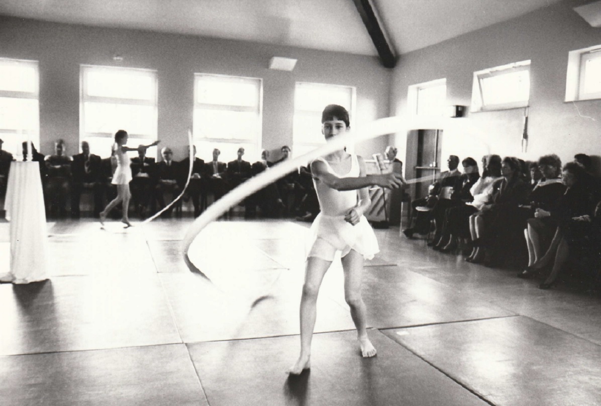 DANCE: Dancers at the opening of South Walney Junior Schools new hall in 1994