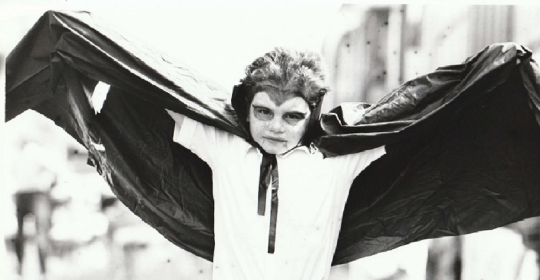 CAPE: David Goodwin, eight, dressed as a bat at the carnival