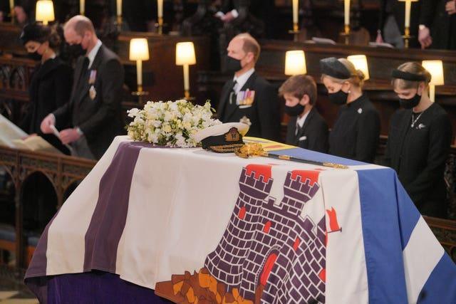 FINAL FAREWELL: A service took place in the grounds of Windsor Castle