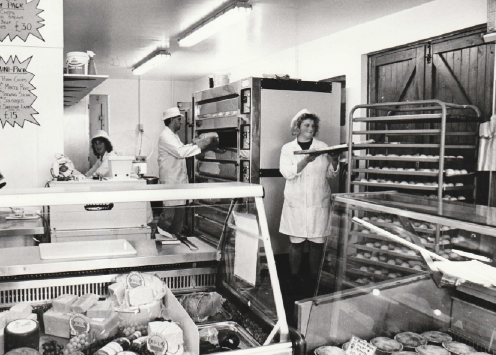 FARMING: Inside at The Farm Shop, Baycliffe, in 1993