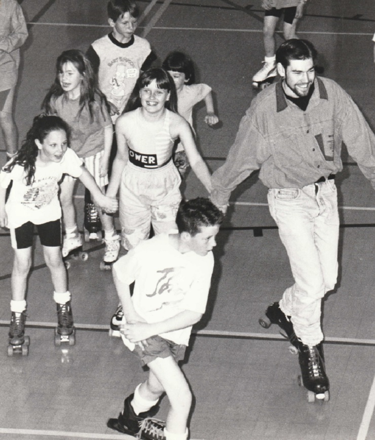 SKATE: The roller disco at Barrow Park Leisure Centre in 1993