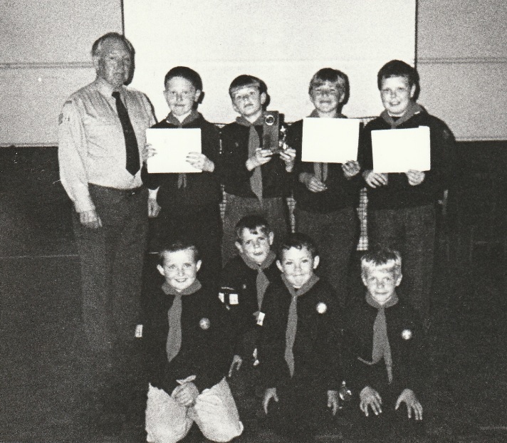 AWARDS: Members of the 15th Barrow St Luke’s Cub Pack, who came out on top in the Barrow and District Cub Sports event in 1994