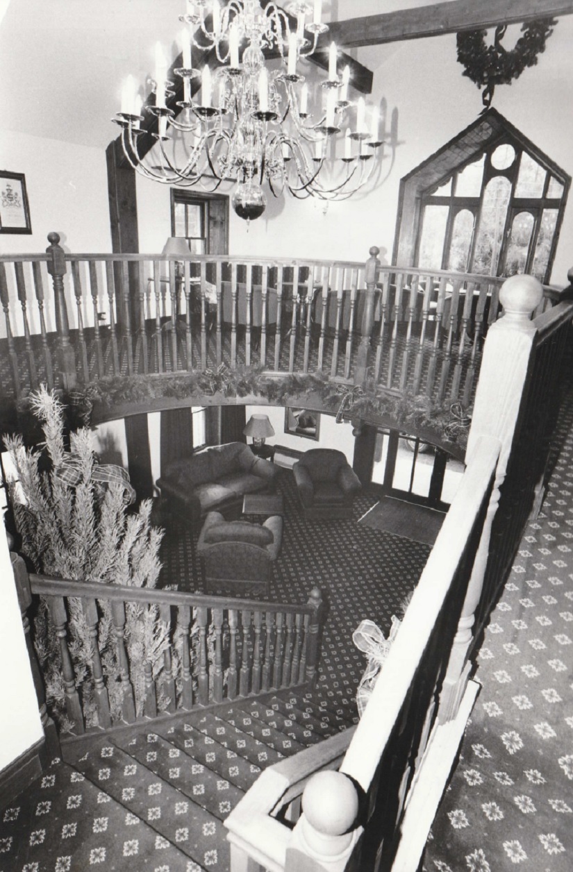 HISTORY: The upper floor lounge at The Coot on the Tarn in 1996