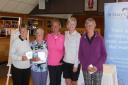 Winners of the Charity Open at Barrow Golf Club with Lady Captain Barbara Foster