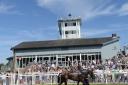WHAT A SIGHT: Punters flocked to the Grandstand on what was a stunning day at Cartmel Racecourse       Pictures: Sheena Alcock