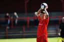 Liam Brockbank in action for Workington Reds