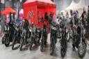 Line up of one of the club stands at Manchester Bike Show last year