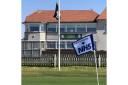 THANK YOU: Furness Golf Club show their appreciation for the NHS by flying a flag on the green