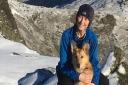 FUNDRAISER: Janice Hamilton and her dog Harlie are taking on the 268-mile walking challenge.