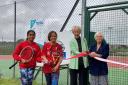 OPEN: Ribbon cutting for the new courts at Hawcoat Park