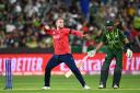 Liam Livingstone in T20 action for England