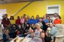 Ukrainian group meets weekly at Grange-over-Sands Community Foodshare.