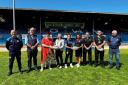 Barrow Raiders were present at the launch of the campaign at Workington Town RLFC
