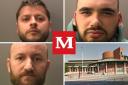 Ervis Hida (top left), Klajdi Muzhaqi (top right) and Olgert Bica (bottom left) sentenced at Preston Crown Court for being involved in the production of cannabis