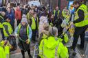 Dozens upon dozens of people turned out for Barrow BID's community litter pick