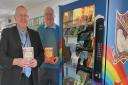 Councillor Les Hall (right) has donated his ward allowance to buy new books for Newbarns Primary and Nursery School. He is pictured with Newbarns Headteacher Gary Birkett.