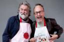 Si King and Daves Myers star in The Hairy Bikers Go West on the BBC.