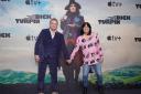 Hugh Bonneville (left) with Noel Fielding, who both star in new Apple TV+ series The Completely Made-Up Adventures Of Dick Turpin (Yui Mok/PA)
