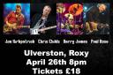 GUITAR HEADS will be at the Roxy in Ulverston in April