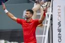 Novak Djokovic celebrates victory over Tallon Griekspoor (Martial Trezzini/AP)