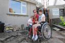 THORPE FAMILY  Catherine Thorpe, husband and three children , two of which have a mobility condition have had a dispute with a builder about a specially designed extension to the house. Daughter Bethanie may not get her new bedroom, as building work has s