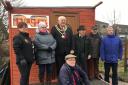 HAPPY: Councillors and local people at the grand opening