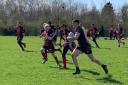 UNSTOPPABLE: Ellis Archer ran in six tries for Roose Pioneers under-15s at Leyland Warriors