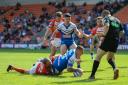 Jamie Dallimore scores for Barrow Raiders in last year's Summer Bash fixture against Sheffield