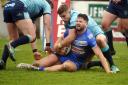 Barrow Raiders gave a battling performance against Featherstone, but fell to another defeat                  Picture: Jon Granger