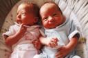 Twins Adam and Kimberley Tyson from Millom sent from father Adam Tyson