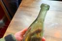 The glass Hamilton bottle discovered by Angus