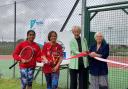 OPEN: Ribbon cutting for the new courts at Hawcoat Park