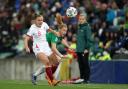 Georgia Stanway, left, in action for England against Northern Ireland (photos: PA)