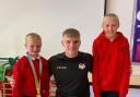Staff and pupils at St James' CE Junior School were delighted to welcome back their former pupil Tyler Baines