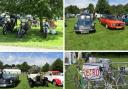 Vintage cars and bikes  at Retro Rendezvous in Ulverston