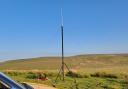 The strange mast at Corney Fell, Millom