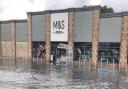 M&S in Ulverston was forced to close its doors on Saturday after flooding affected the supermarket’s car park.