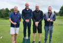 Golfers joined in to raise money for charity