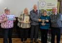 Team members from Ulverston's horticultural groups were recognised on Tuesday