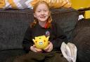The money that Lara-May saved over the year to buy other children presents at Christmas
