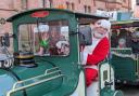 Father Christmas driving the Santa Express last year