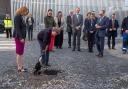 Princess Anne breaks ground at the new University of Cumbria campus in Barrow