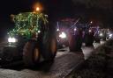 The tractors in the Santa Special last year