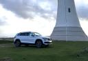 The new 'Scout' car at Hoad Monument