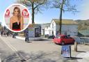 Helen Skelton visited Boardwalk Bar and Grill in Bowness as part of a TV shoot