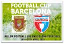 Millom U8s football team are hoping to get to Barcelona for the international tournament