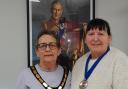 Mayor Faulkner and new deputy Councillor Joan Kellett