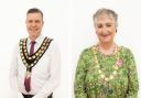 New Mayor Graham Scrogham and Deputy Shirley-Anne Wilson