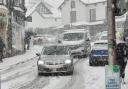 Chaotic roads in Bowness-on-Windermere yesterday.